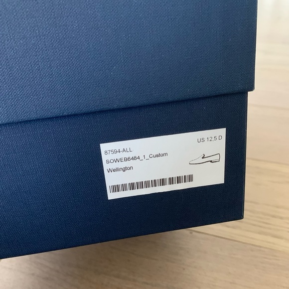 Custom Alton Lane velvet derby shoe. New! - Picture 5 of 5